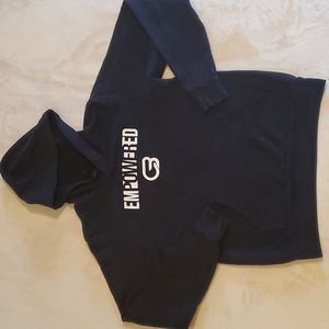 CYCLEBAR Black Hooded Sweatshirt, Unisex Size Small